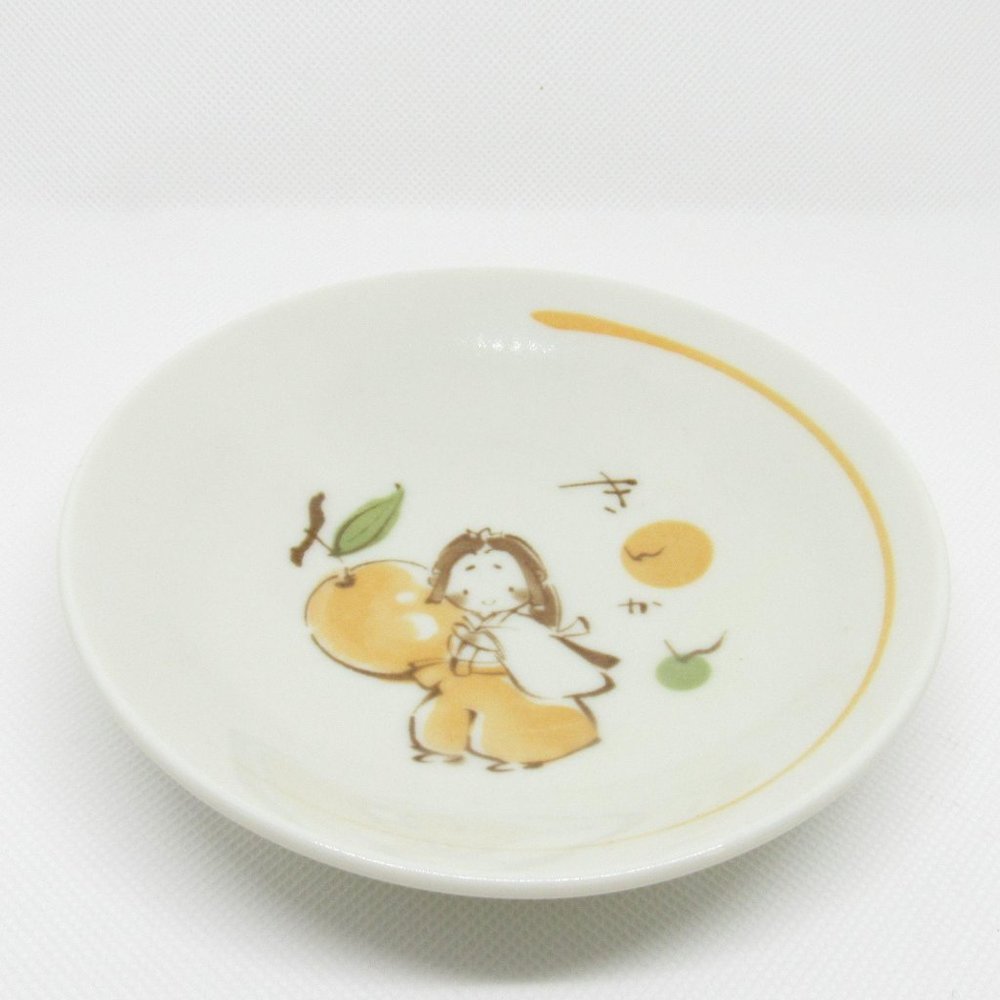 Mikan, Orange plate a cute plate from japan